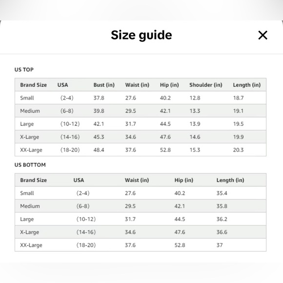 blue gray 2 piece matching set - xxl - NWT - vacation set - Picture 3 of 4